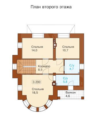 Планировка 2 — Проект дома № 38